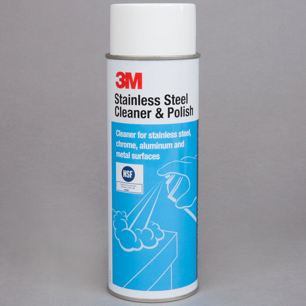 3M Stainless Steel Cleaner and Polish, 21 ounce aerosol