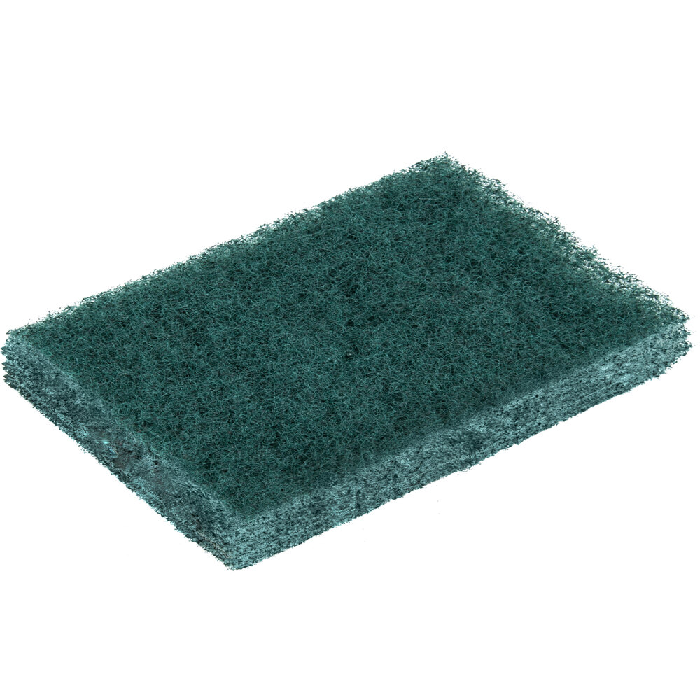 3M 9650 ScotchBrite™ 4 1/2" x 3" General Purpose Green Scouring Pad