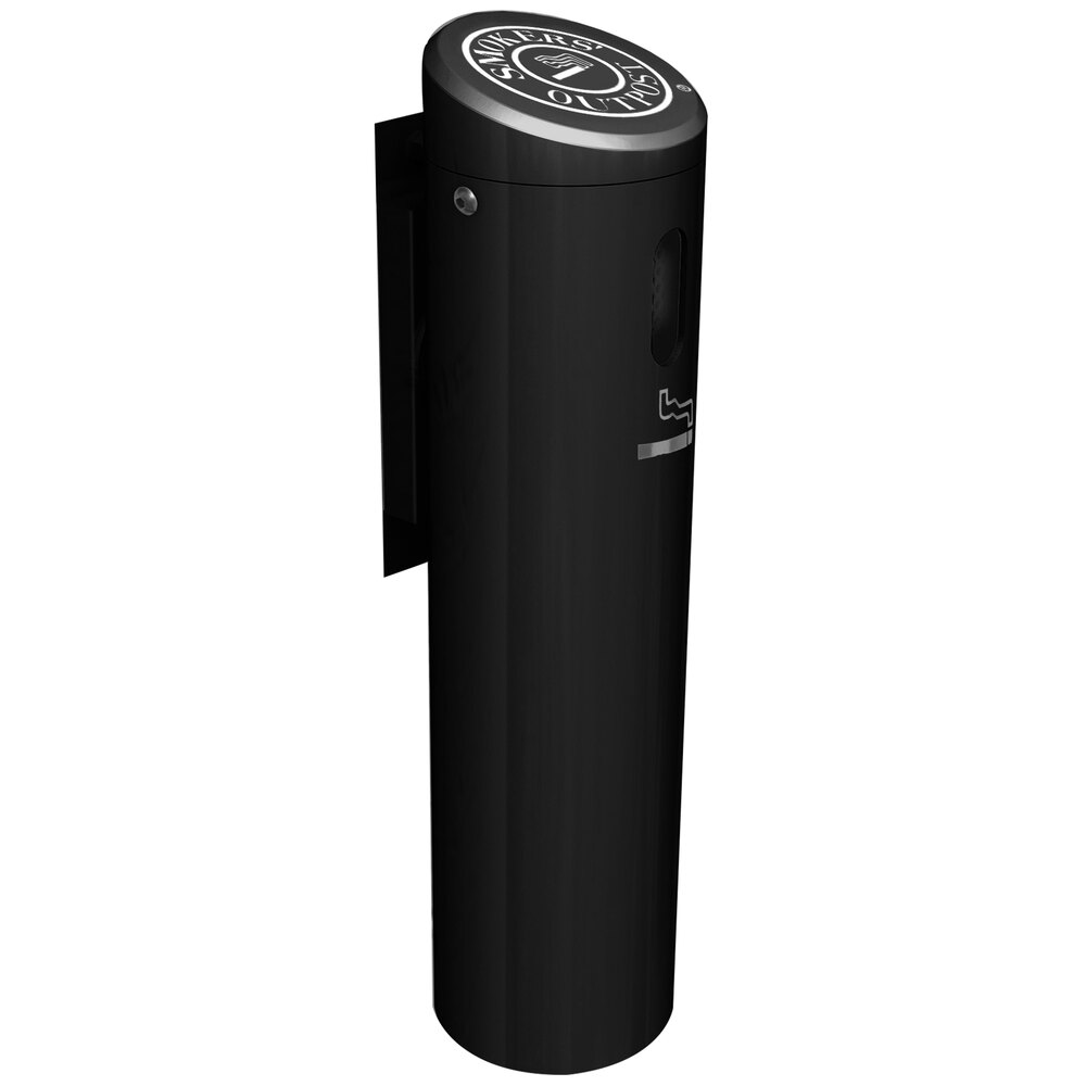 Commercial Zone 712101 Smokers' Outpost Black WallMounted Cigarette