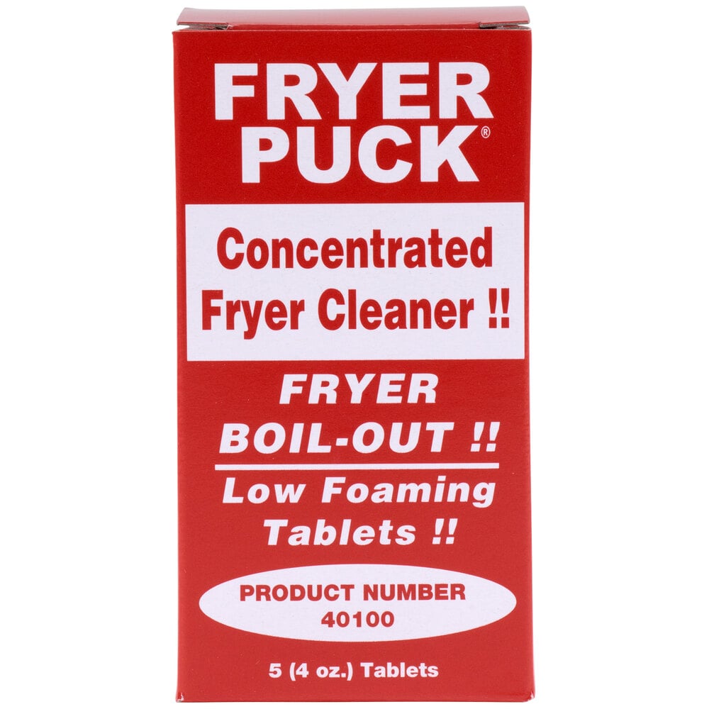 Fryer Puck 401304001 4 oz. Deep Fat Fryer Cleaning Tablet 30/Case Fryer Puck 401304001 4 oz. Deep Fat Fryer Cleaning Tablet 30/Case