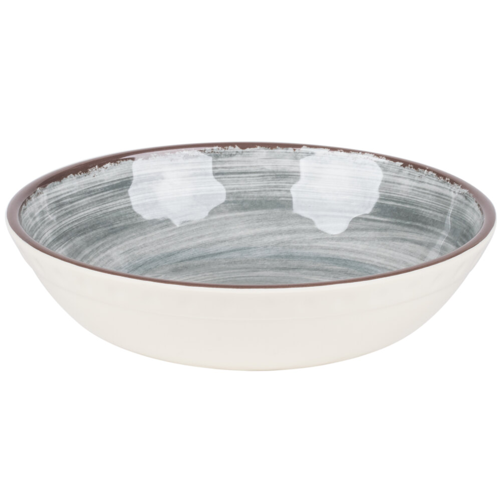 Carlisle 5401918 Mingle 1.11 Qt. Smoke Melamine Cereal Bowl 12/Case