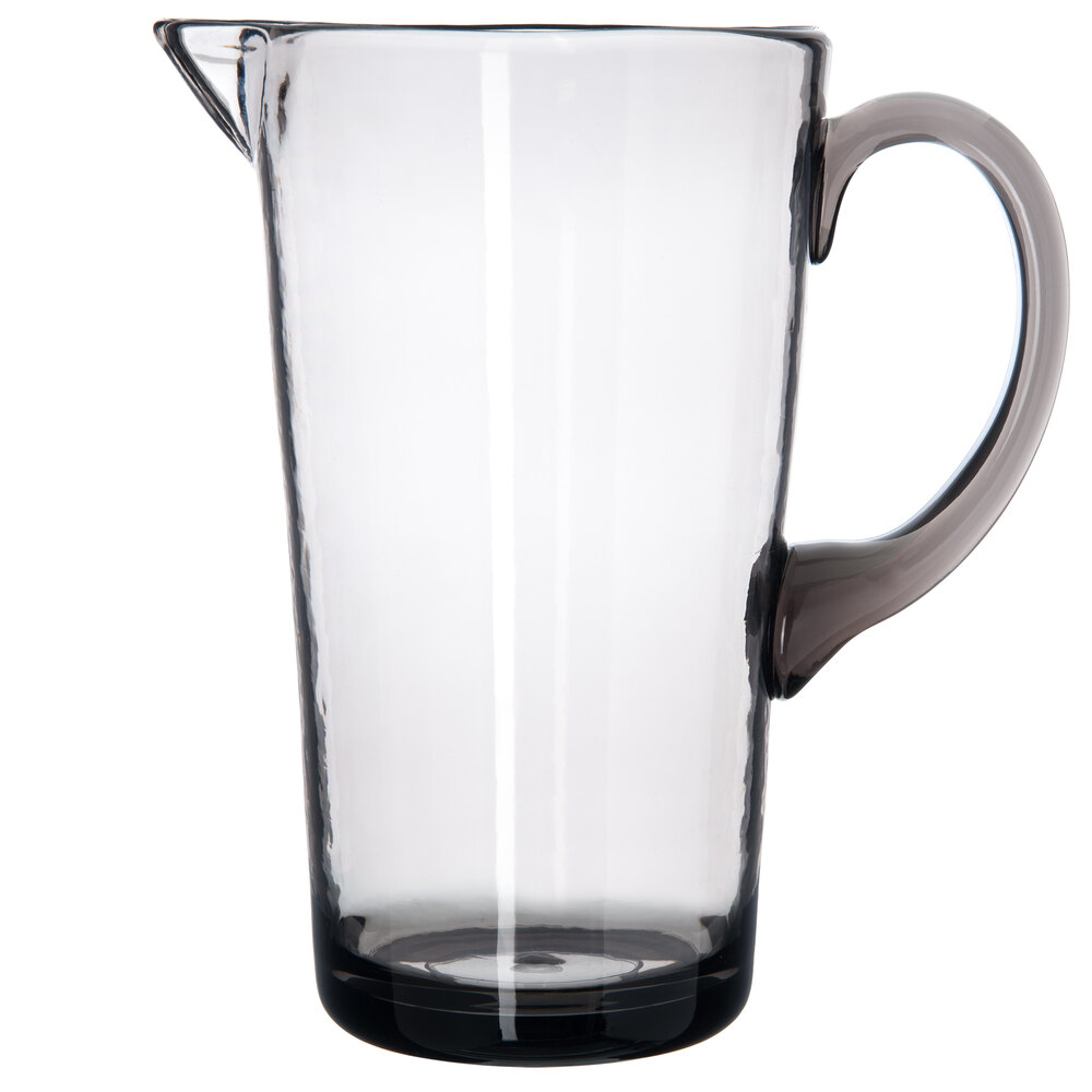 Carlisle Min544318 Mingle 74 Oz Smoke Tritan Plastic Pitcher 4 Case