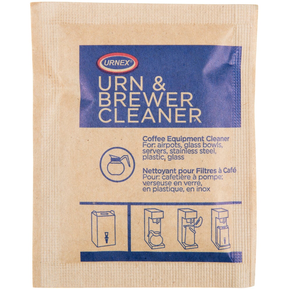 Urnex Coffee Urn & Brewer Cleaner (Powder Packets) 100/Case