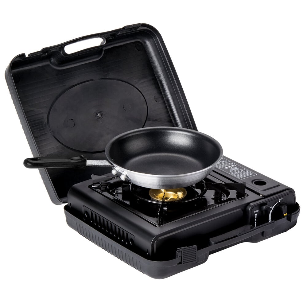Choice Portable 3-Piece Cooking Kit with 1-Burner High Performance Butane  Range / Portable Stove, Brass Burner, & Pan - 8,000 BTU