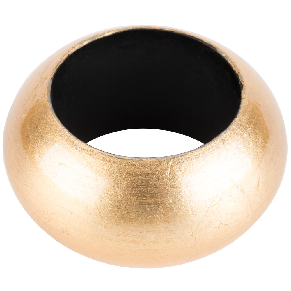 Gold 2 3/8" Round Acrylic Napkin Ring
