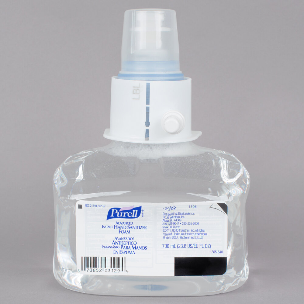 PurellÂ® 1305-03 LTX Advanced 700 mL Foaming Instant Hand