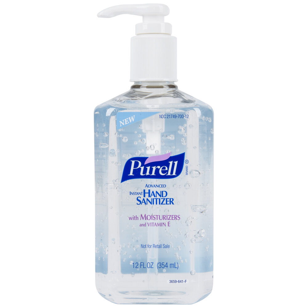 purell advanced instant hand sanitizer 2 oz personal pump bottle
