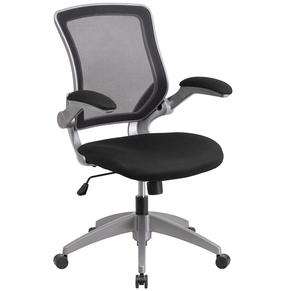Flash Furniture BLZP8805BKGG MidBack Black Mesh Office Chair