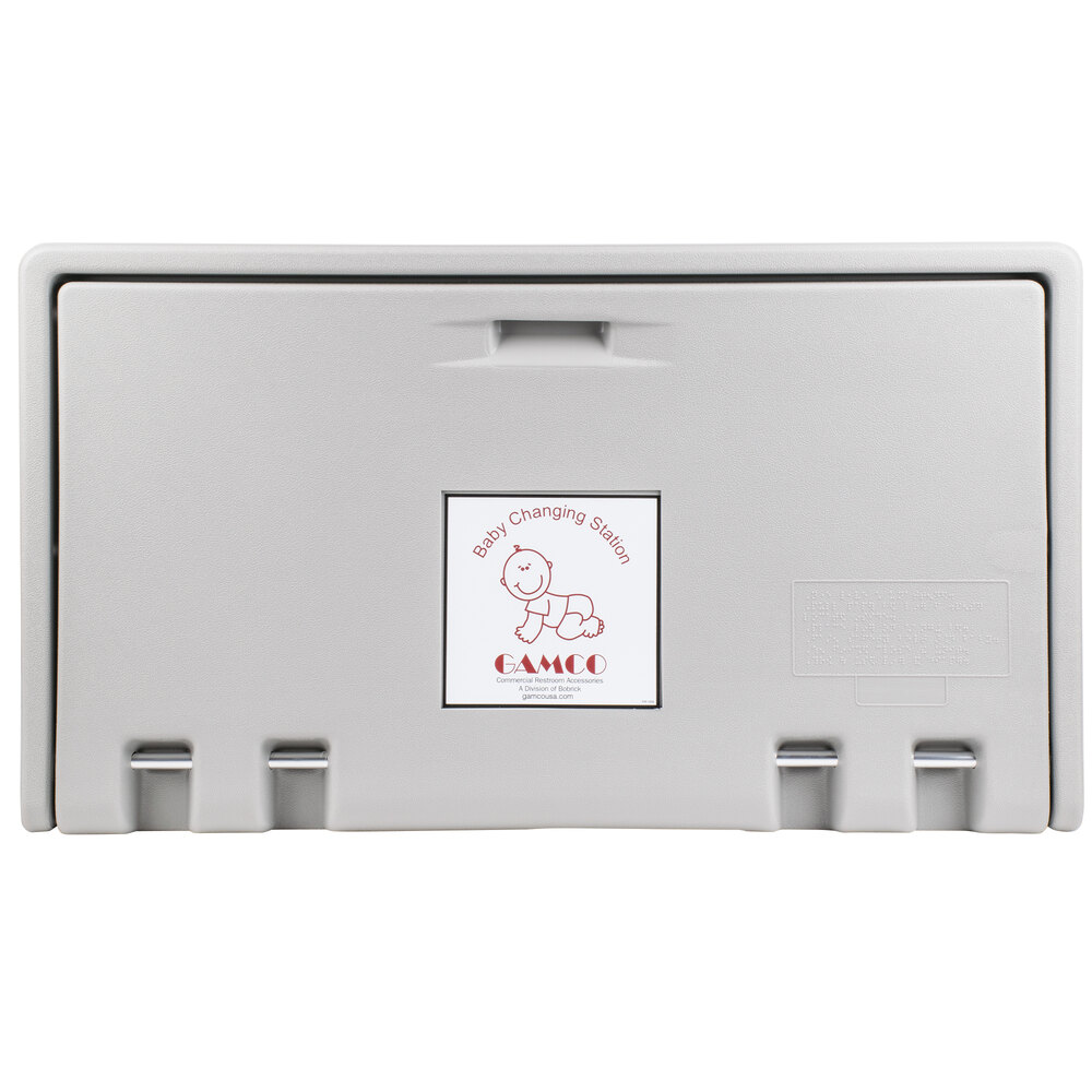 Baby Changing Table Gamco BCS2 Gray Horizontal Baby Changing Station