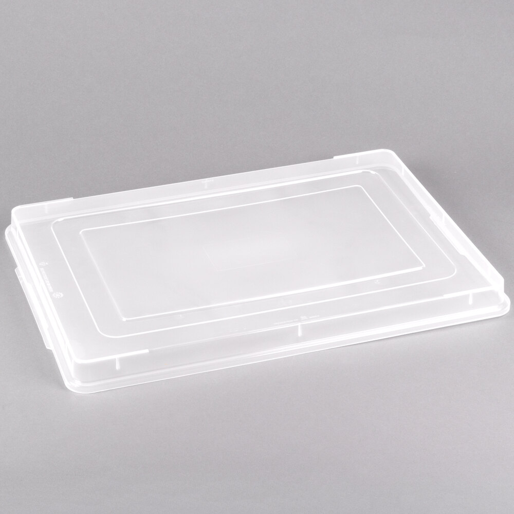 Vollrath 1/2 Size Clear Plastic Sheet Pan Cover - 18L x 13W x 1H