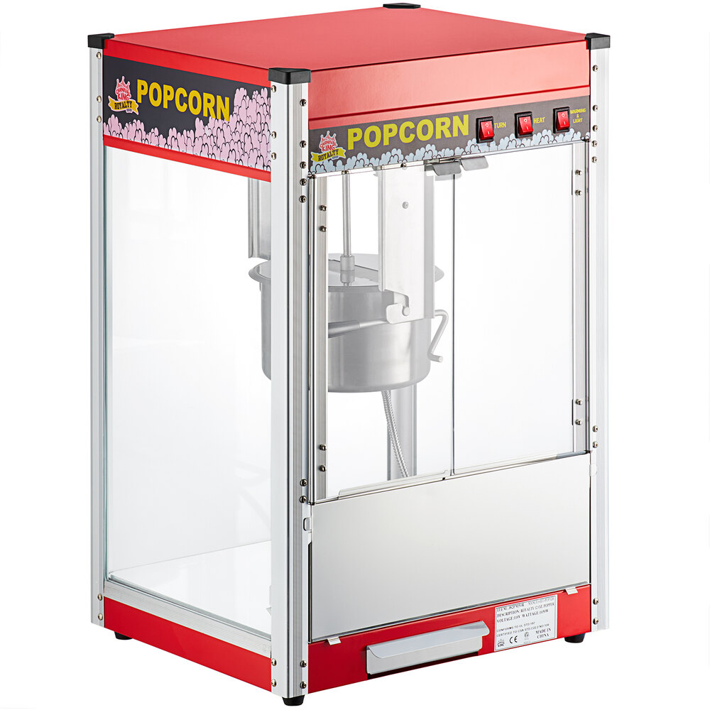 Carnival King PM30R Royalty Series 8 oz Red Commercial Popcorn Machine 120 V 