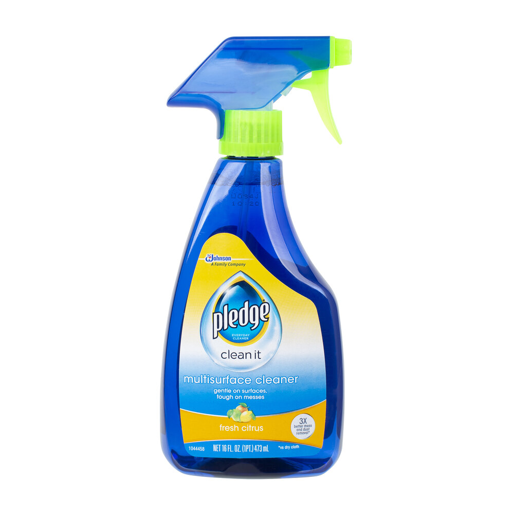 SC Johnson Pledge® 644973 16 oz. Trigger Sprayer MultiSurface Cleaner / Duster 6/Case