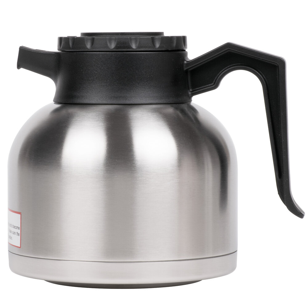 1.9 Liter Insulated Thermal Coffee Server with Regular and Decaf Lids
