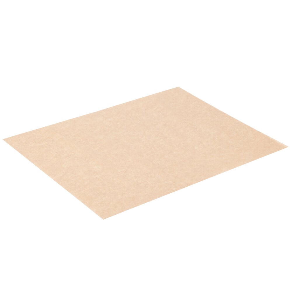 Baker's Mark 12 x 16 Half Size Unbleached Quilon® Coated Parchment Paper  Bun / Sheet Pan Liner Sheet - 1000/Case