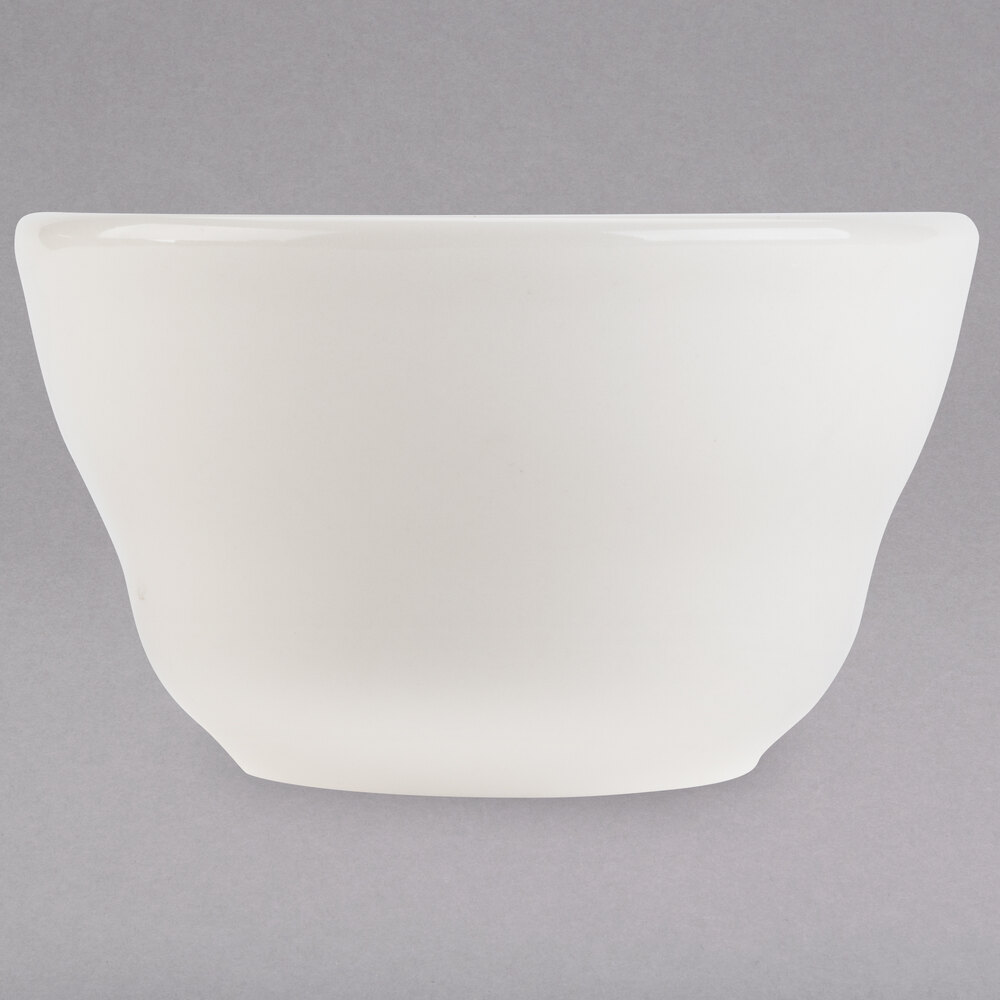 Tuxton TRE-046 Reno / Nevada 7 oz. Eggshell China Bouillon Cup - 36/Case