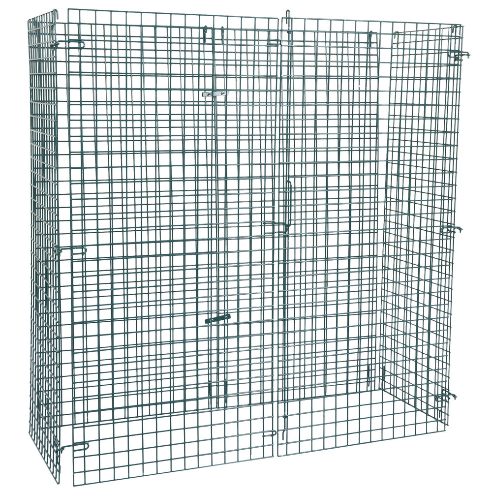 Regency NSF Green Wire Security Cage - 24 inch x 60 inch x 61 inch