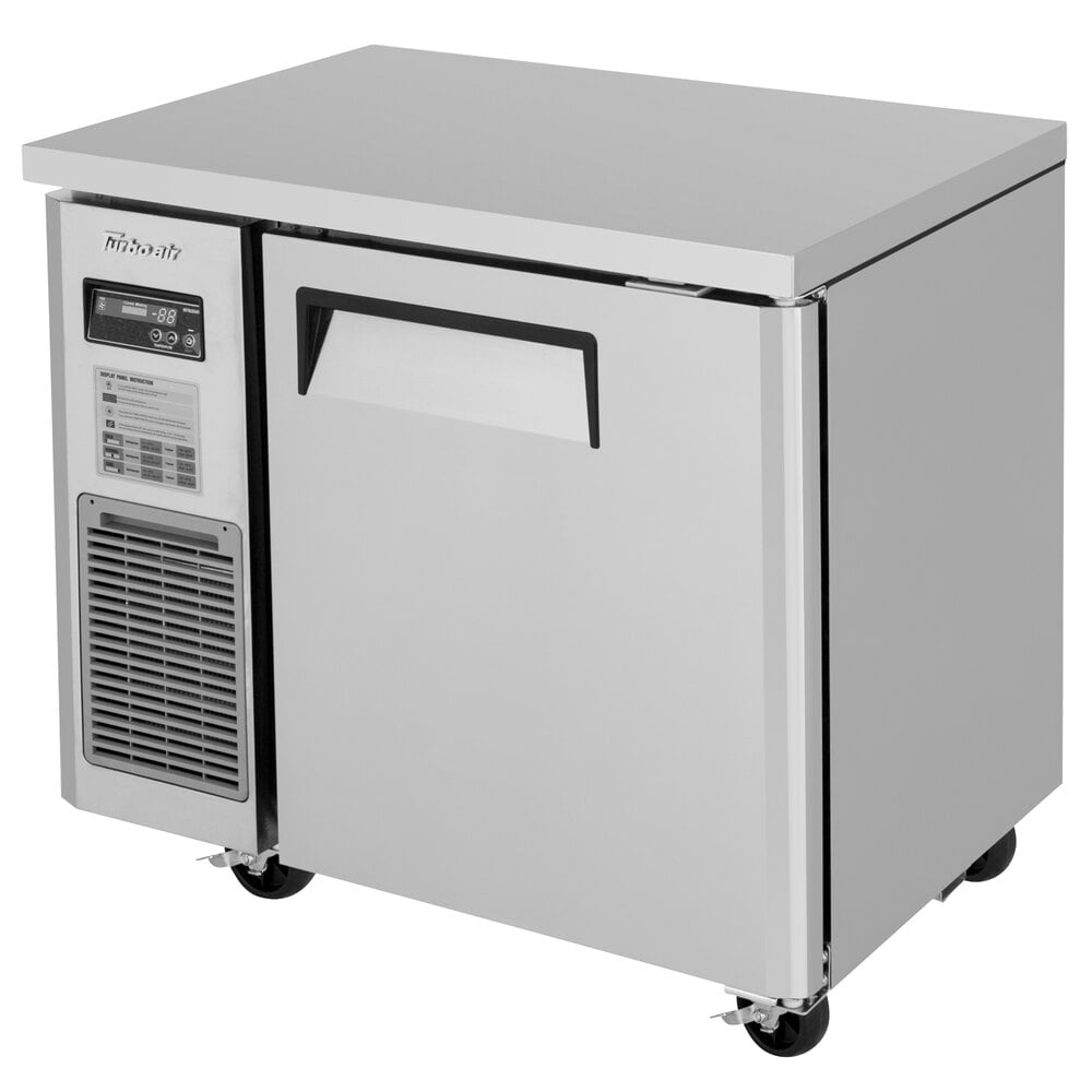 Turbo Air JUF36SN J Series 36" Narrow Undercounter Freezer with Side