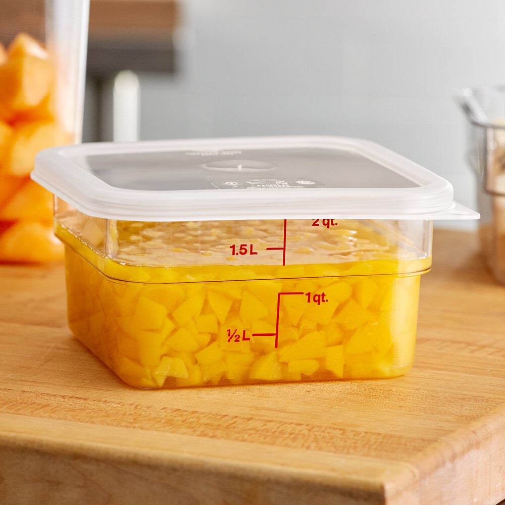  CamSquare Food Container, 2 qt, Set of 2 : Home & Kitchen