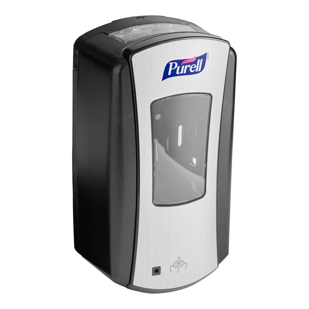 PURELL® 1928-04 LTX-12 Brushed Chrome / Black 1200 mL Touchless