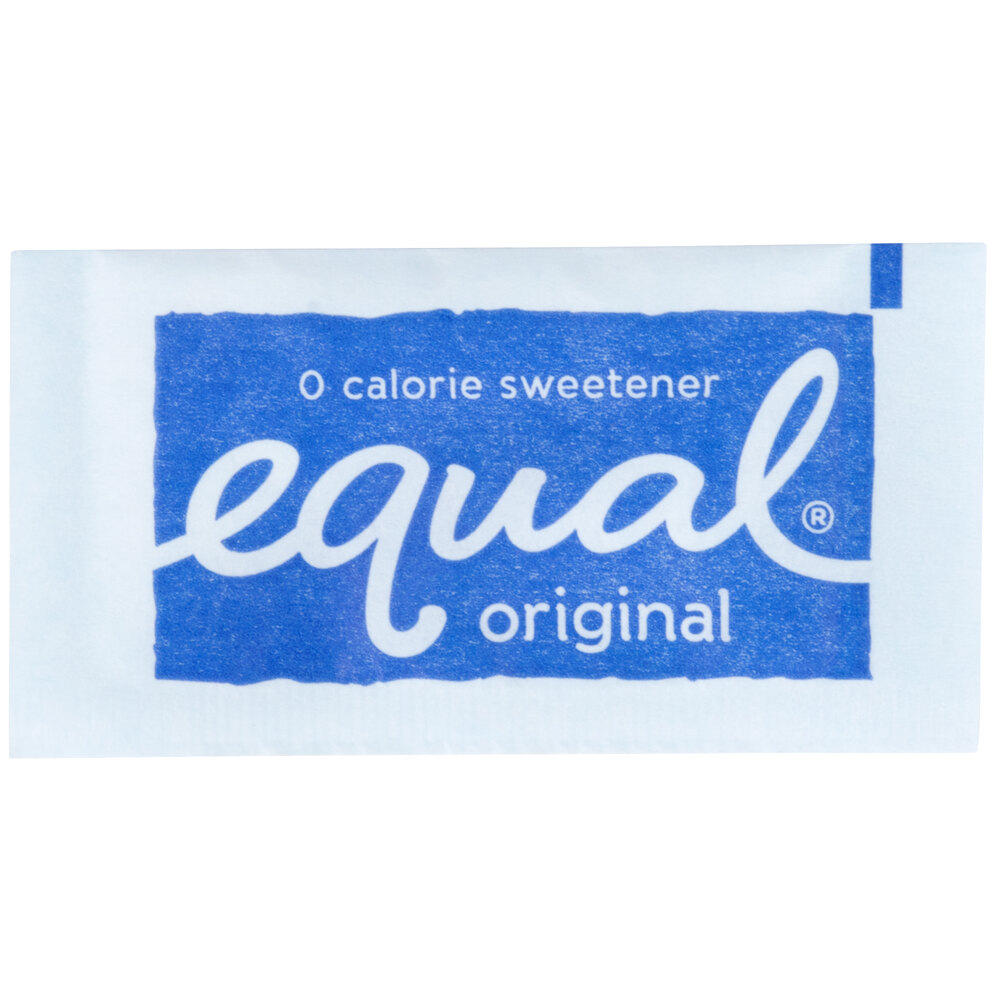 Equal 1 Gram Sugar Substitute Packets 2000/Case