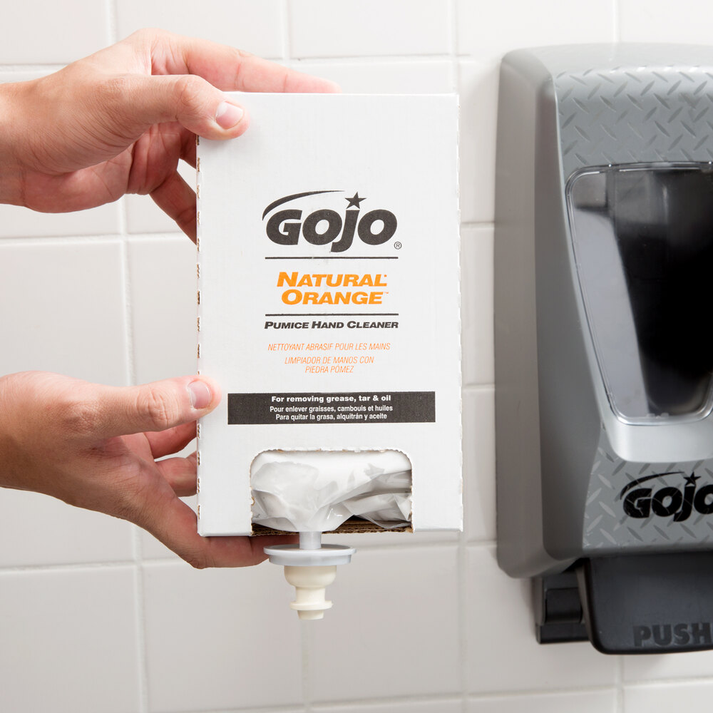 GOJO® 725504 TDX 2000 mL Natural Orange Pumice Hand Cleaner 4/Case