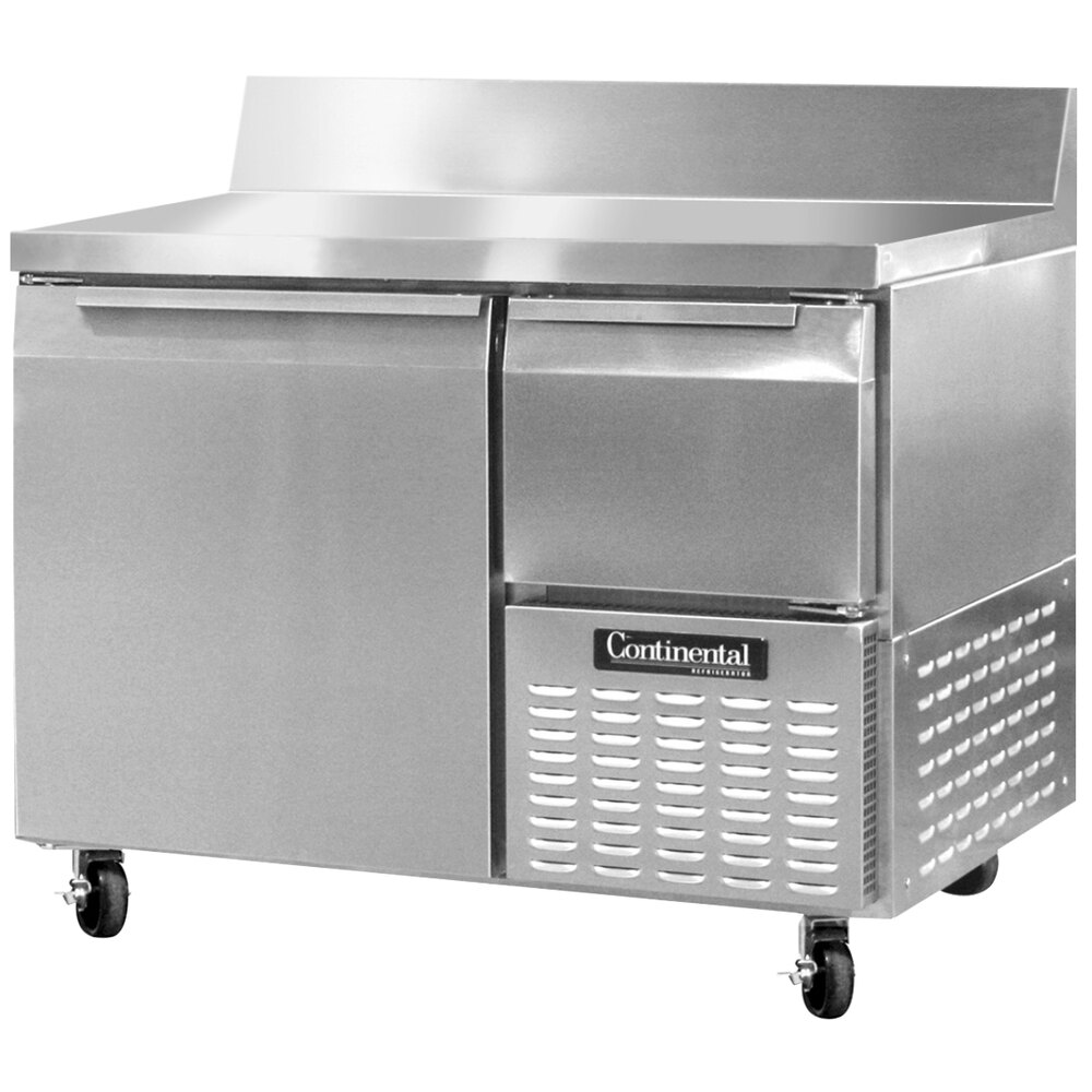 Continental Refrigerator CFA43BS 43" ExtraDeep Worktop Freezer with Backsplash 12 cu. ft.