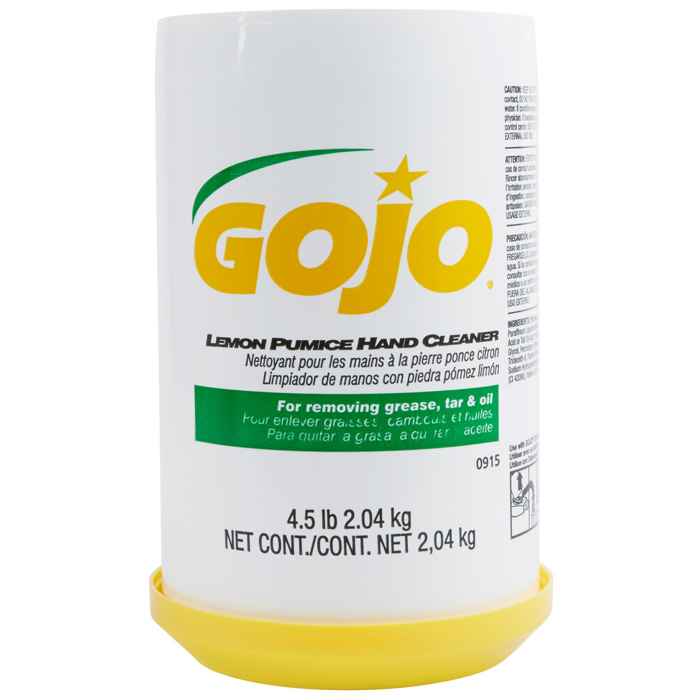 GOJO® 091506 4.5 lb. Lemon Pumice Hand Cleaner 6/Case