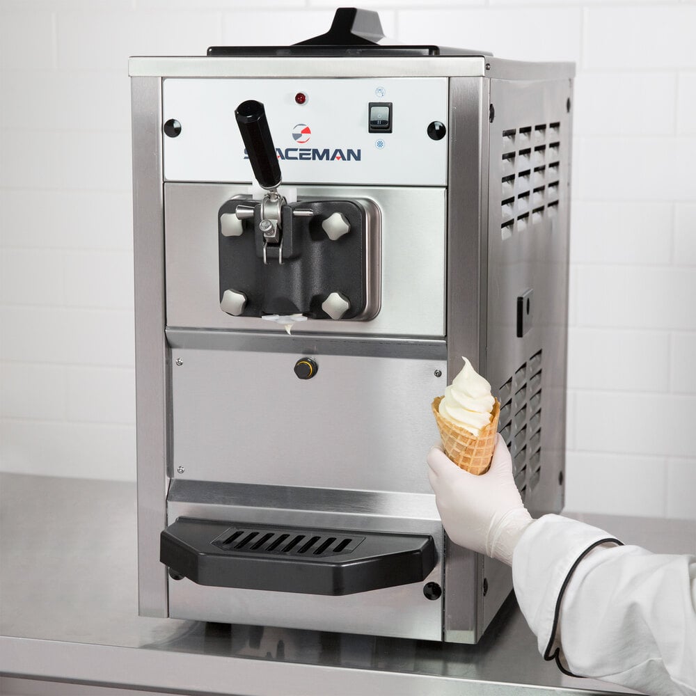 Spaceman 6210 Soft Serve Ice Cream Machine with 1 Hopper ...