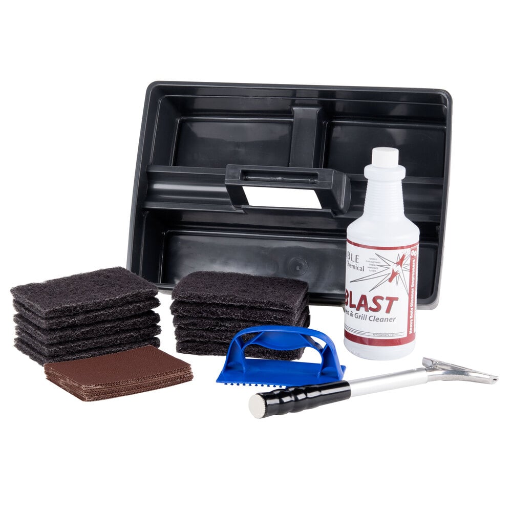 Upper Midland Products Griddle Cleaning Kit Commercial Grade Includes Two Grade 