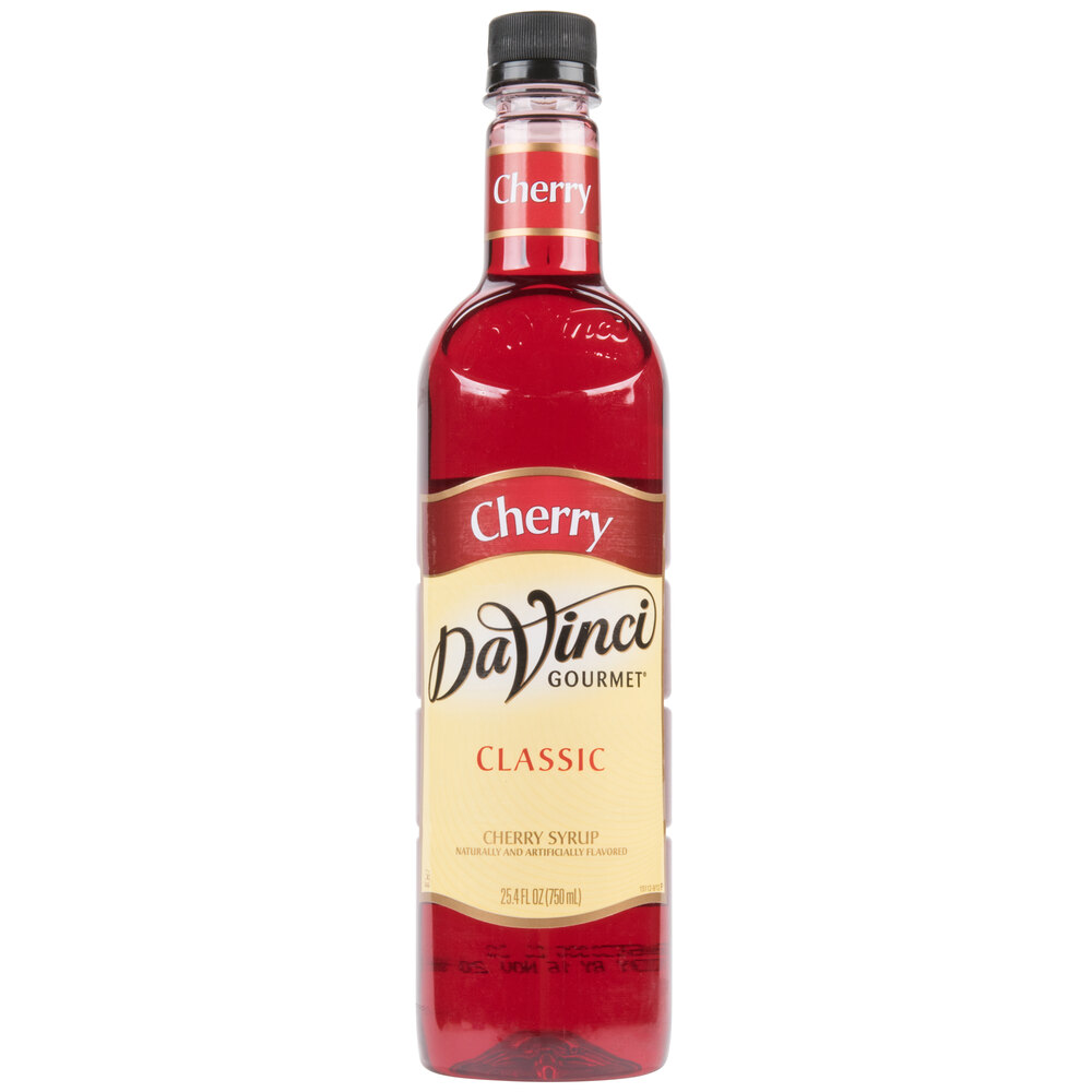 DaVinci Gourmet 750 mL Classic Cherry Flavoring / Fruit Syrup