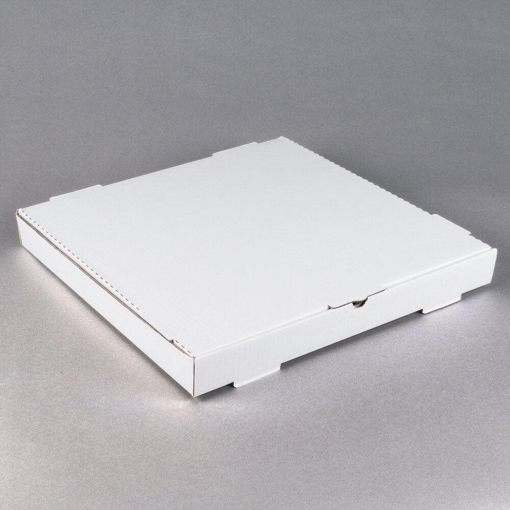26 x 18 White Corrugated Pizza Box #143983