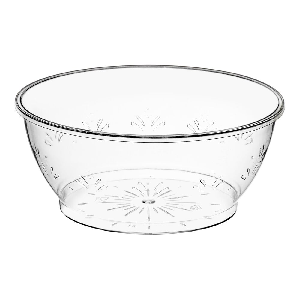 Choice Crystal 6 oz. Clear Plastic Bowl 240/Case