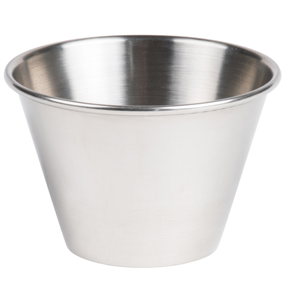 4 oz. Stainless Steel Round Sauce Cup 12/Pack
