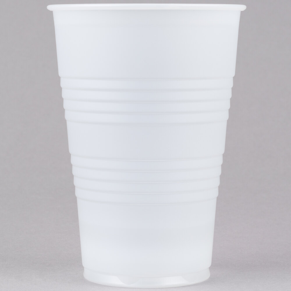 Conex Plastic with Raised Sidewall Cups, 5 oz., Translucent, 25/Pack, 100/Case