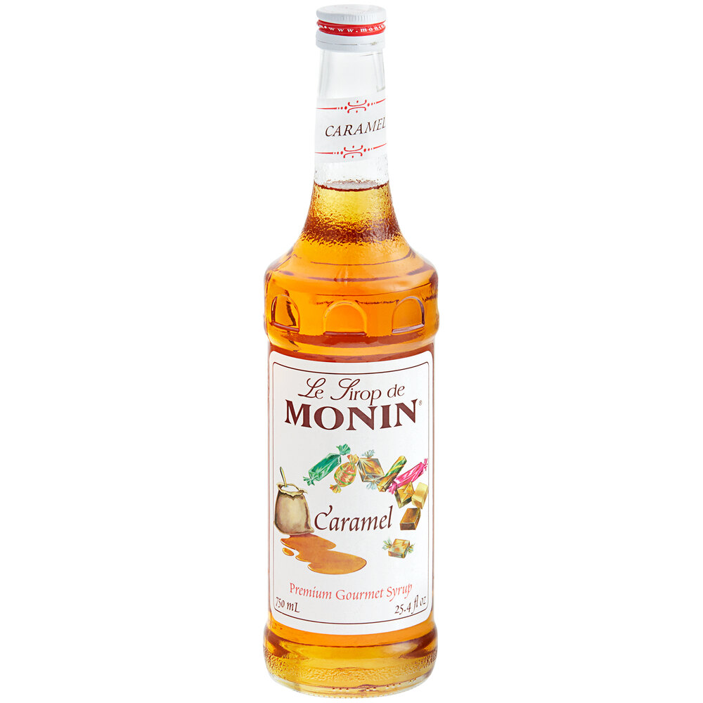 Premium Caramel Flavoring Syrup by Monin (750mL)