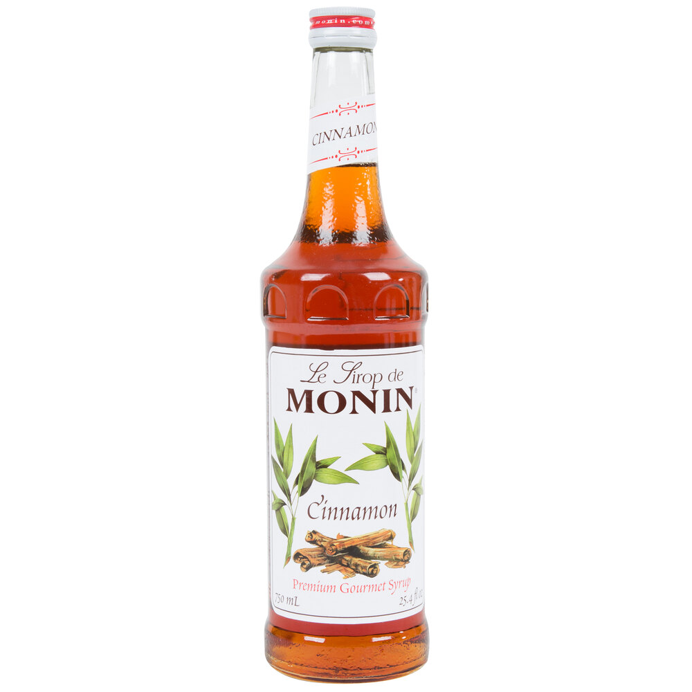 Monin 750 mL Premium Cinnamon Flavoring Syrup