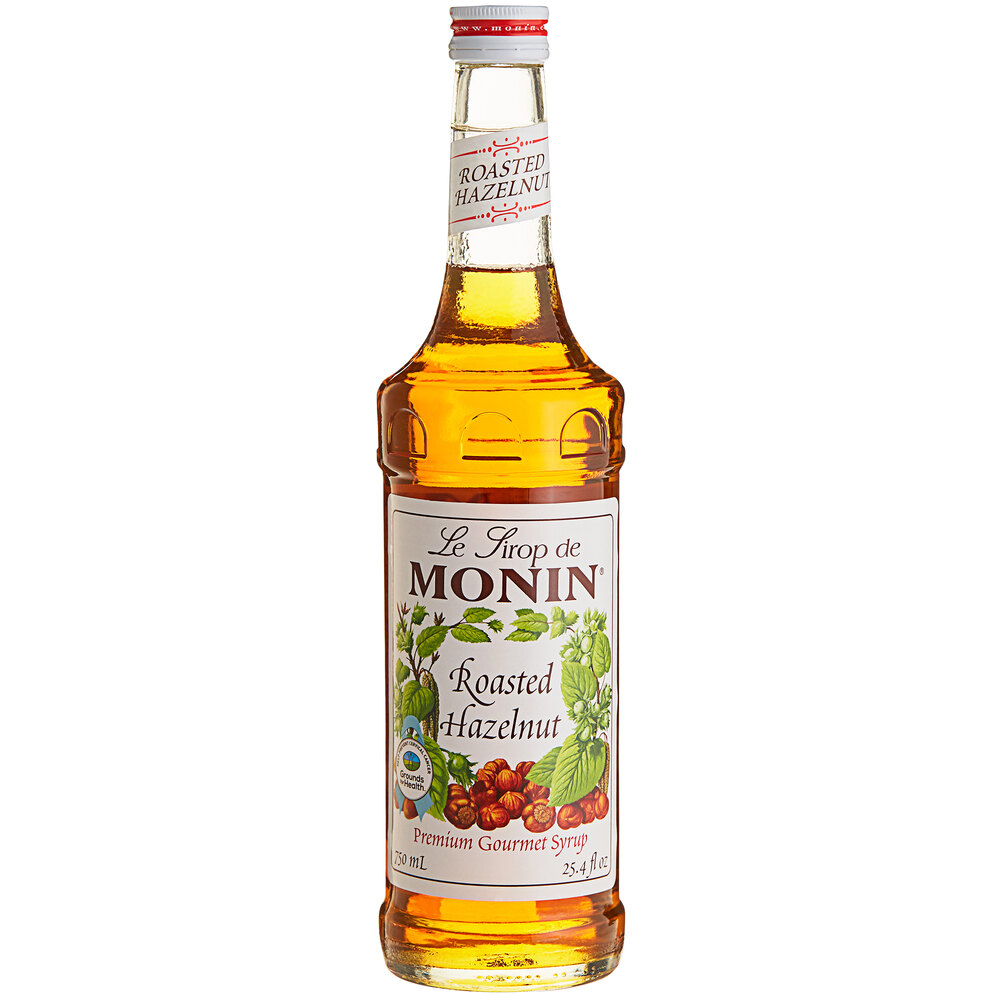Monin Premium Roasted Hazelnut Flavoring Syrup 750 mL