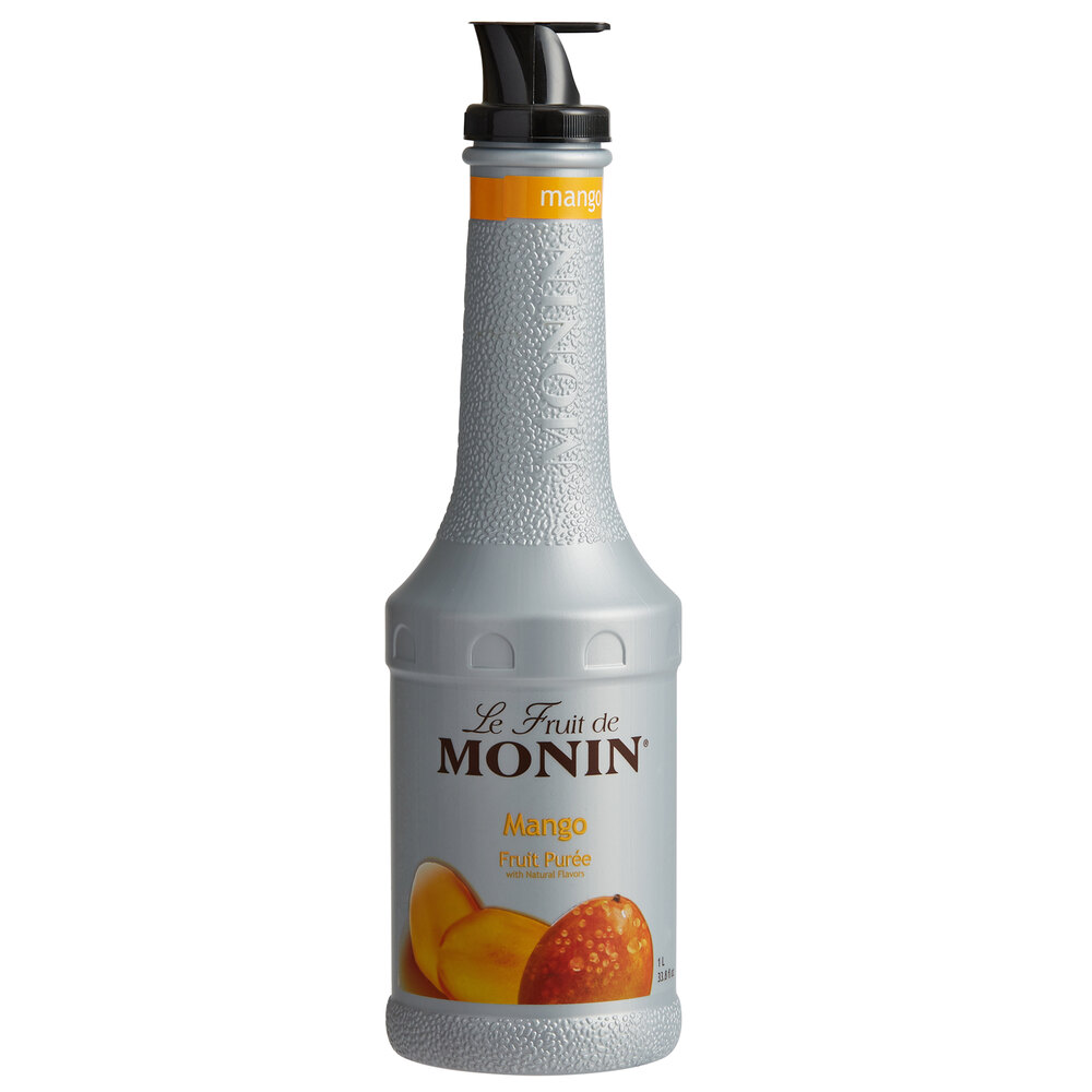 Monin Mango Puree - 1 Liter Bottle