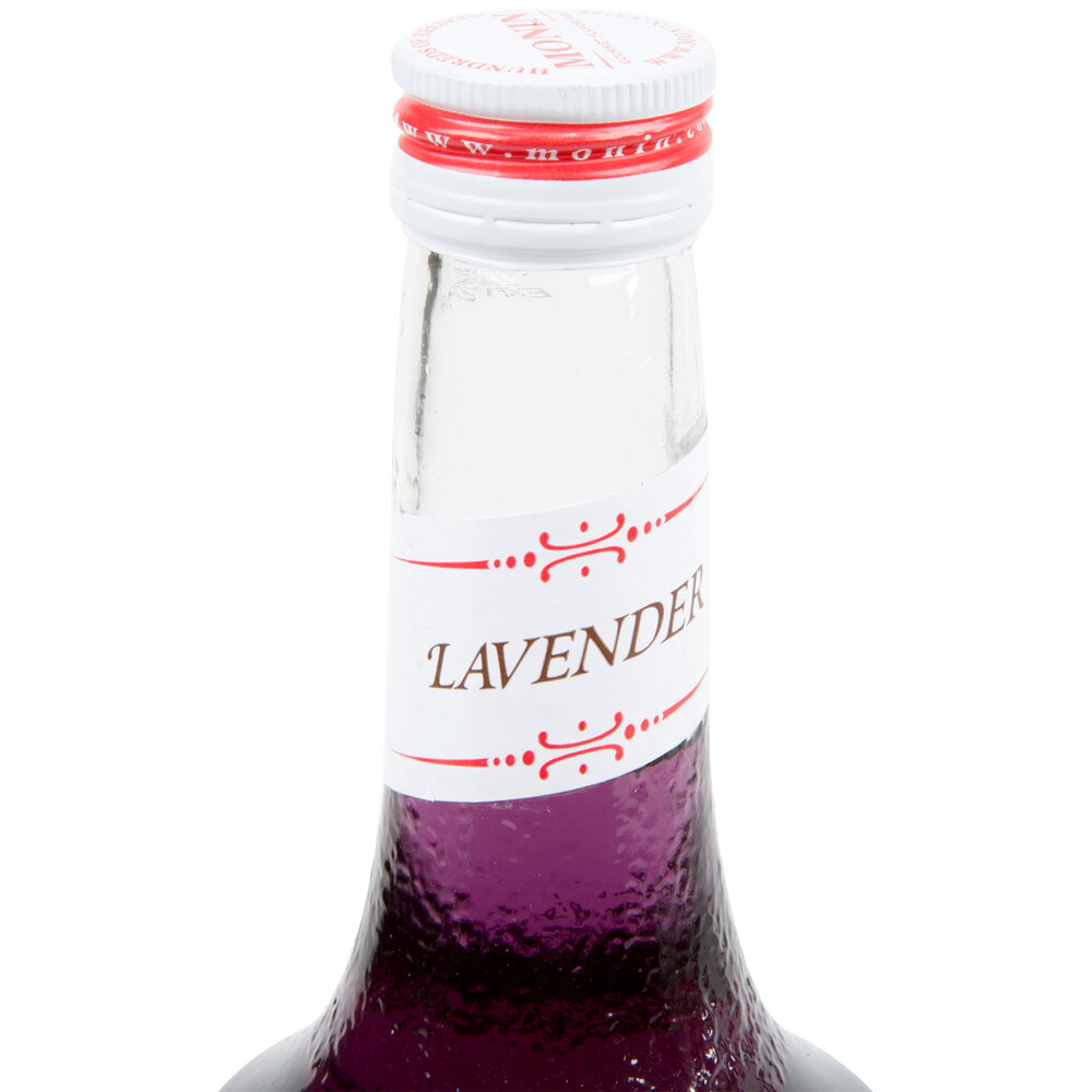 Monin 750 mL Premium Lavender Flavoring Syrup