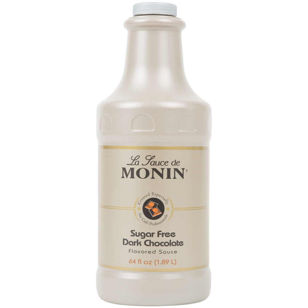 Monin 64 oz. Sugar Free Dark Chocolate Flavoring Sauce