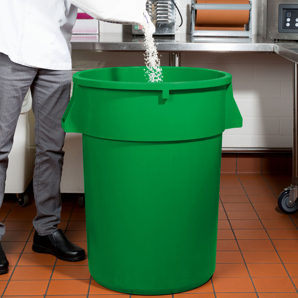 4444GN Huskee 44 Gallon Green Trash Can - ... Image Preview ...