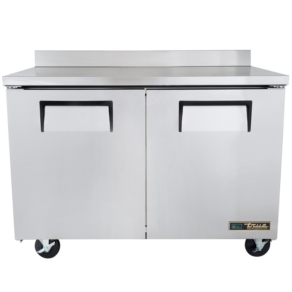 True TWT48 48" Two Door Worktop Refrigerator
