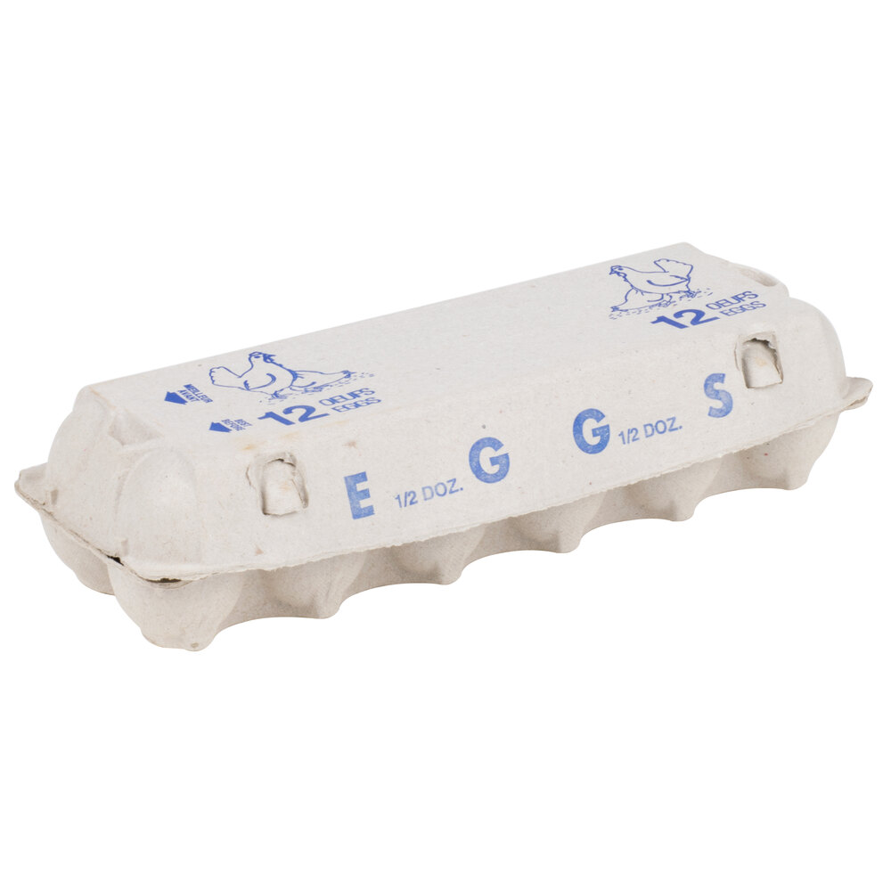 Empty Egg Cartons in Bulk (Natural Pulp) 240/Case