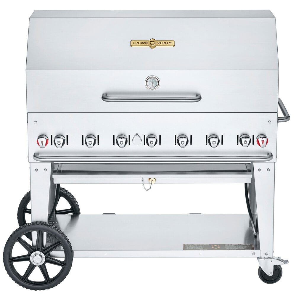 Mobile Outdoor Charbroiler, LP gas, 58