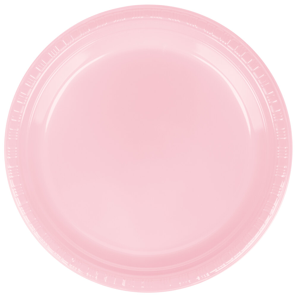 Creative Converting Pink Plastic Plates, 240 Pack staurantStore