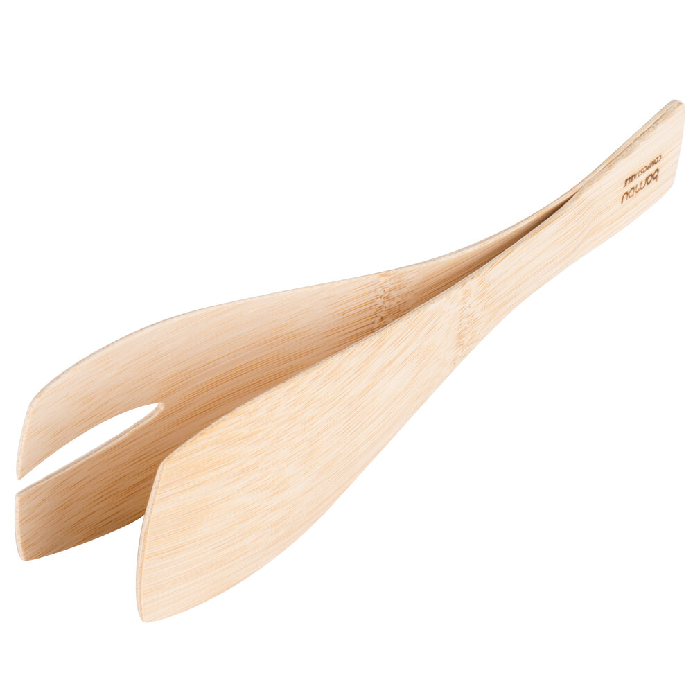 Bambu® Disposable 9Inch Bamboo Tongs (Bulk, 36/Case)