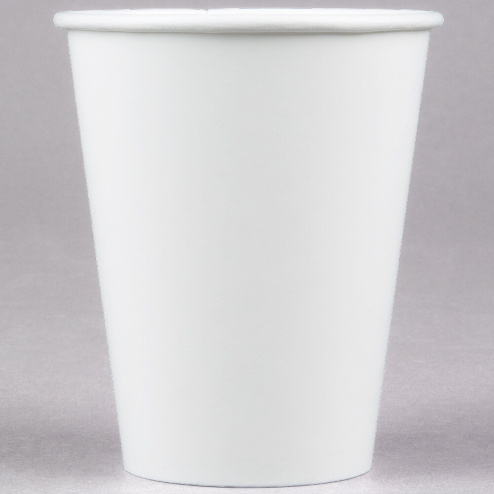 White 563268 Creative Converting 240-Count Touch of Color 9-Ounce Hot/Cold Paper Cups