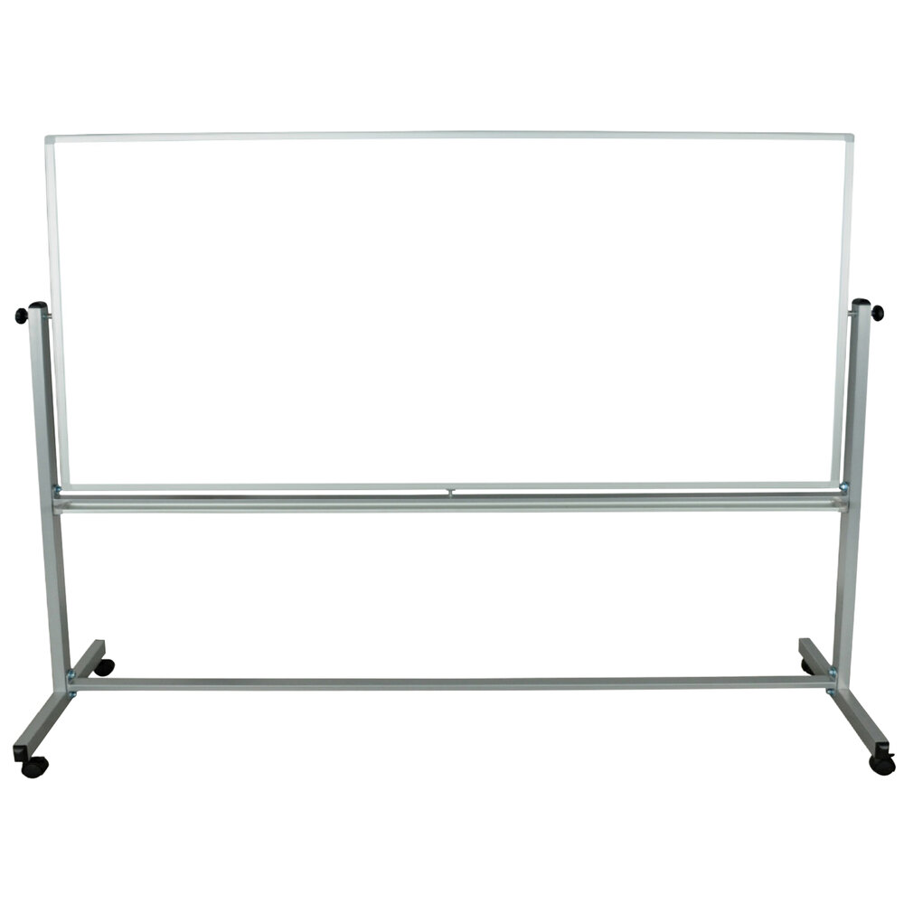 Luxor MB9640WW 96" x 40" DoubleSided Whiteboard with Aluminum