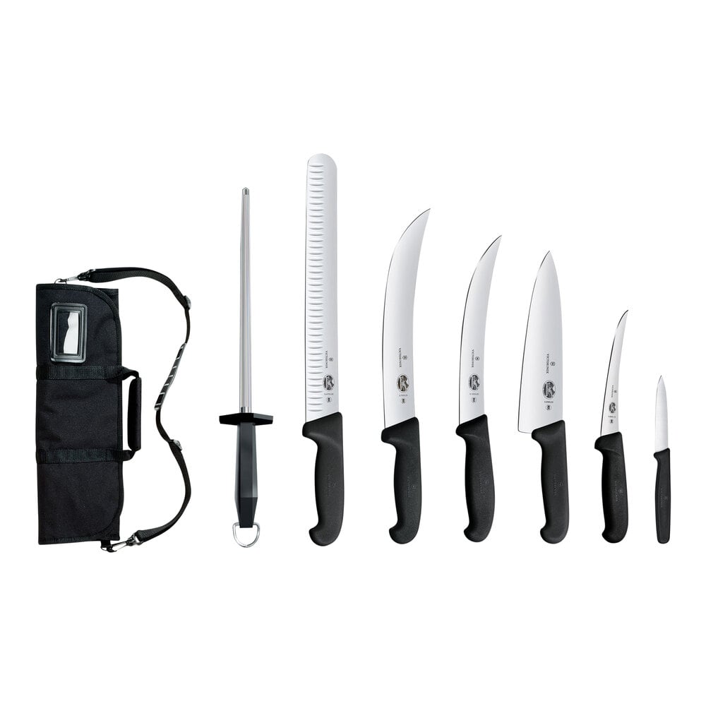 Victorinox BBQ Knife Set (8 pc.) w/ Fibrox Handle