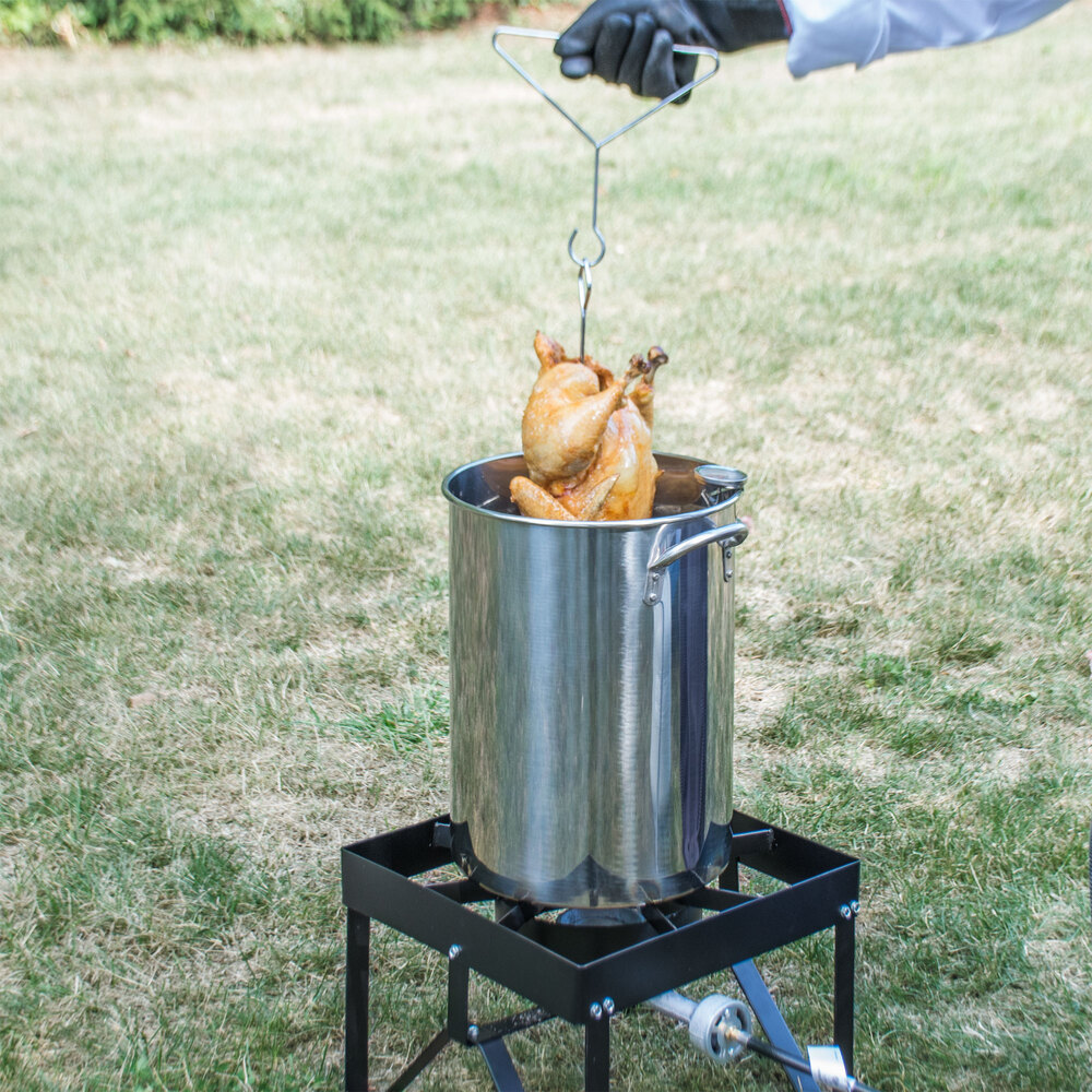 Backyard Pro Weekend Series 30 Qt. Turkey Fryer Kit with Stainless 30 Qt Stainless Steel Turkey Fryer Pot